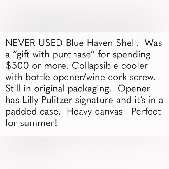 NWT Lilly Pulitzer cooler/picnic basket - Picture 5 of 5